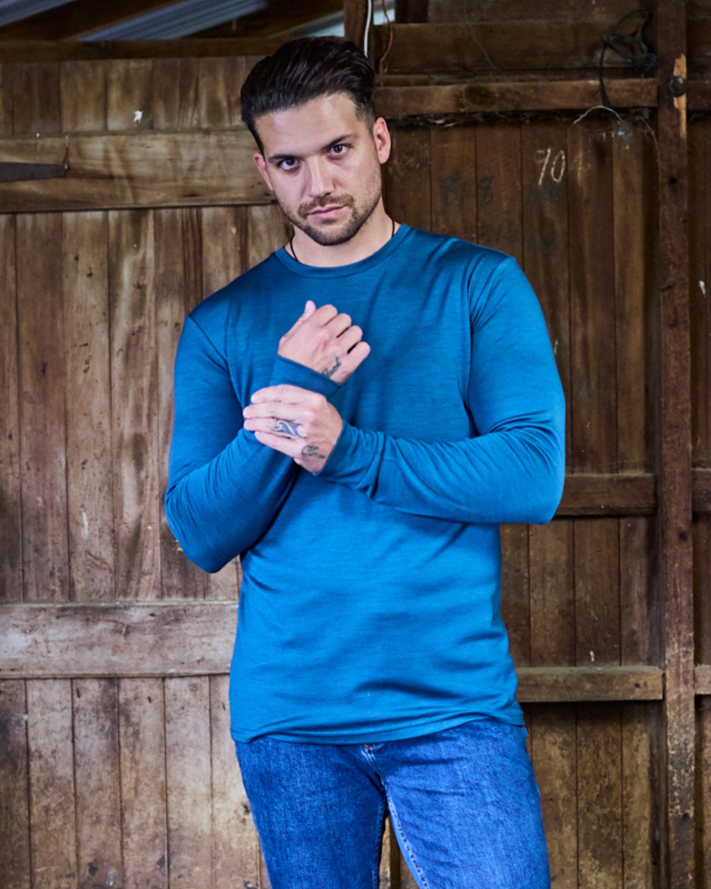 The Standard Longsleeve – 100% Merino Wool Shirt – Merino 365 NZ