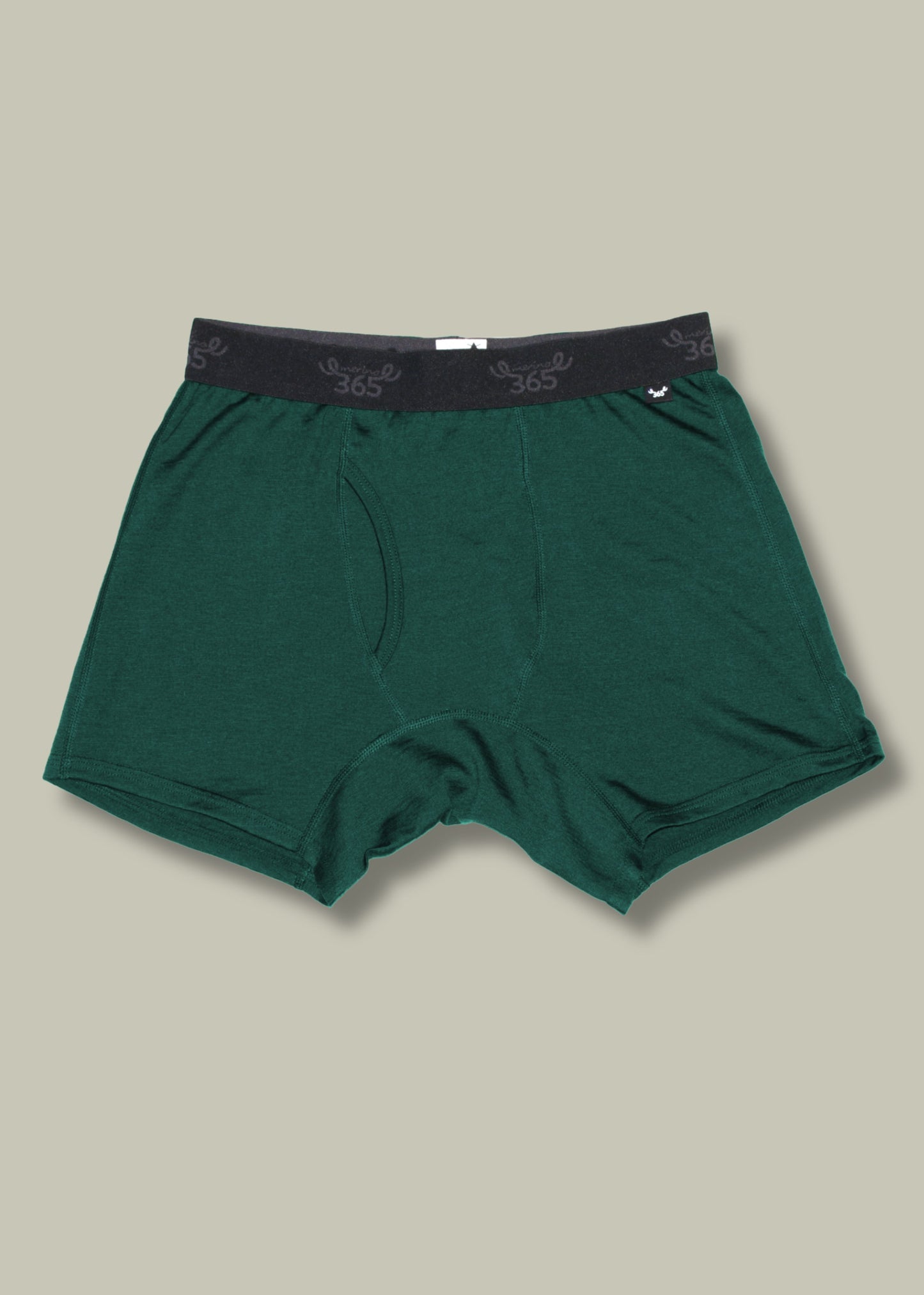 Men's Boxer Brief - 100% Merino Wool, Balsam Green
