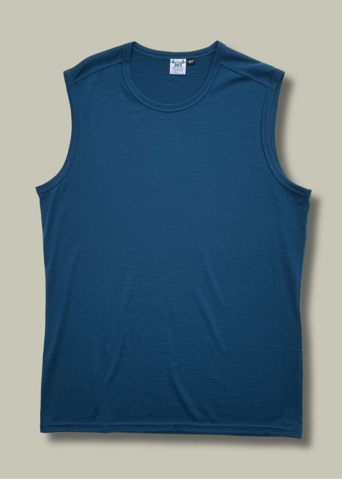 Men's Garage Tank Top - 100% Merino Wool, Gibraltar