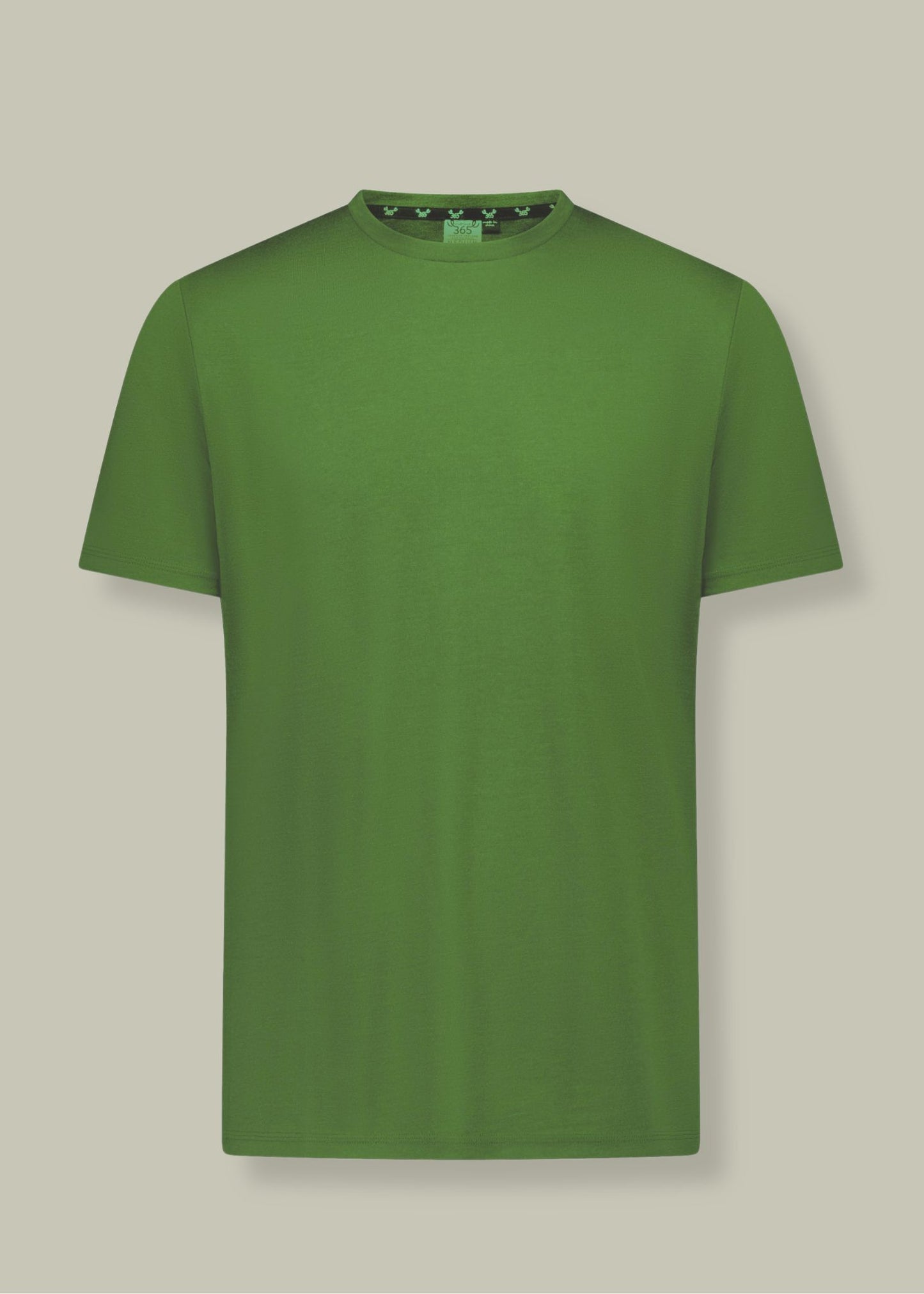 Men’s Crew Short Sleeve T-shirt – Merino Blend 180gsm, Conifer Green