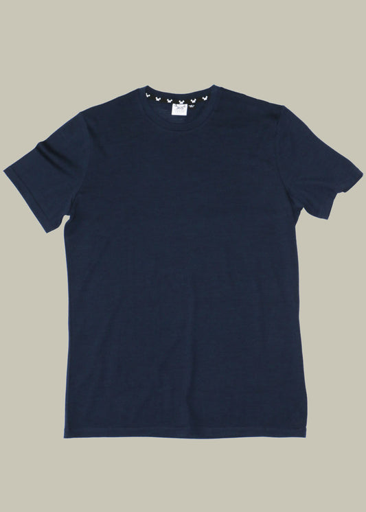 Men's Crew Short Sleeve T-shirt, Midnight Marle
