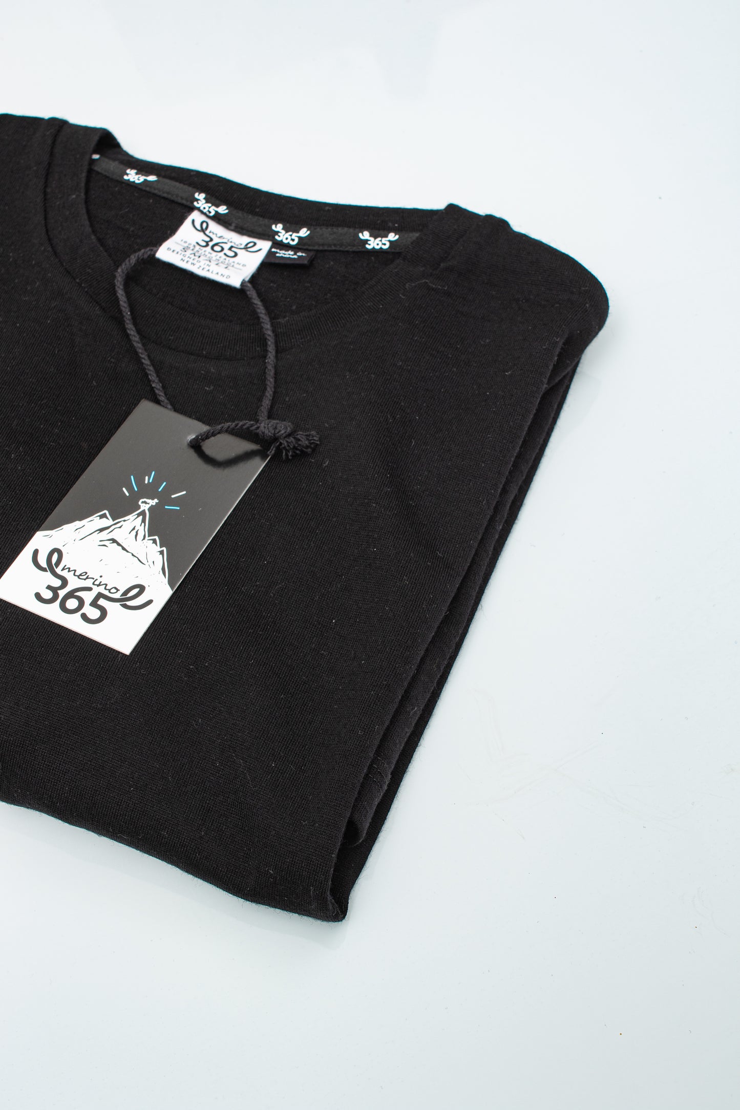 The Standard Long Sleeve - 100% Merino Wool, Black