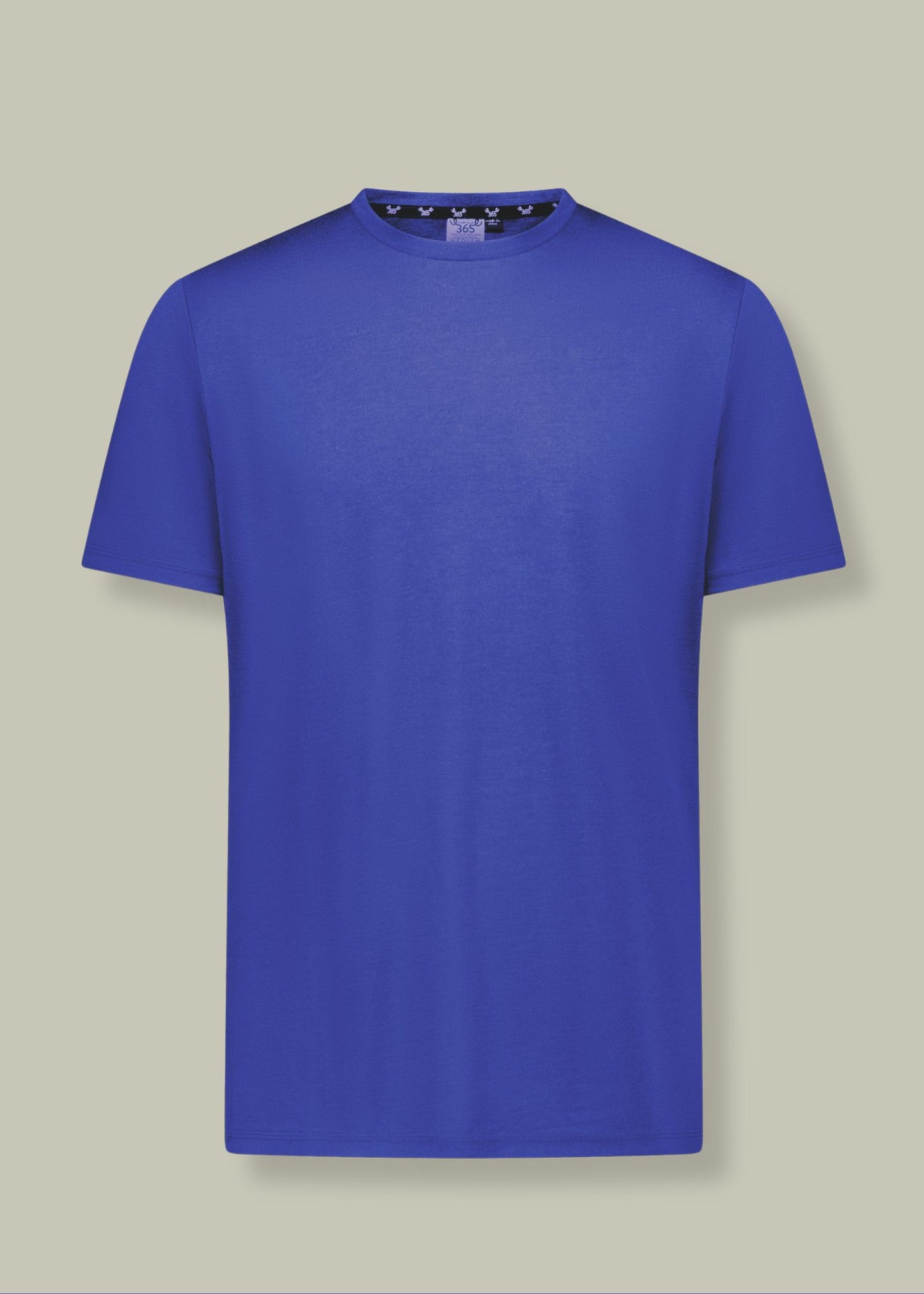 Men’s Crew Short Sleeve T-shirt – Merino Blend 180gsm, Sapphire Blue