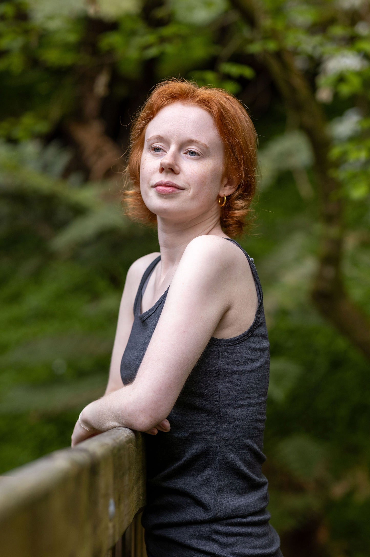 Women's Everyday Tank Top - 100% Merino Wool, Slate Grey
