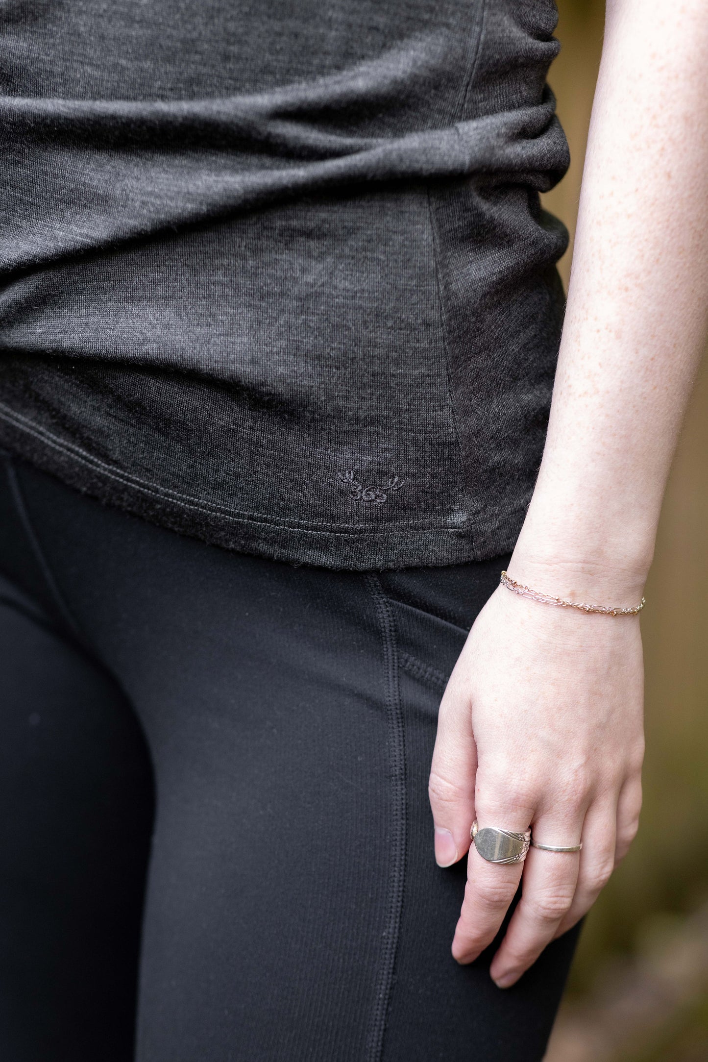 Women's Everyday Tank Top - 100% Merino Wool, Slate Grey