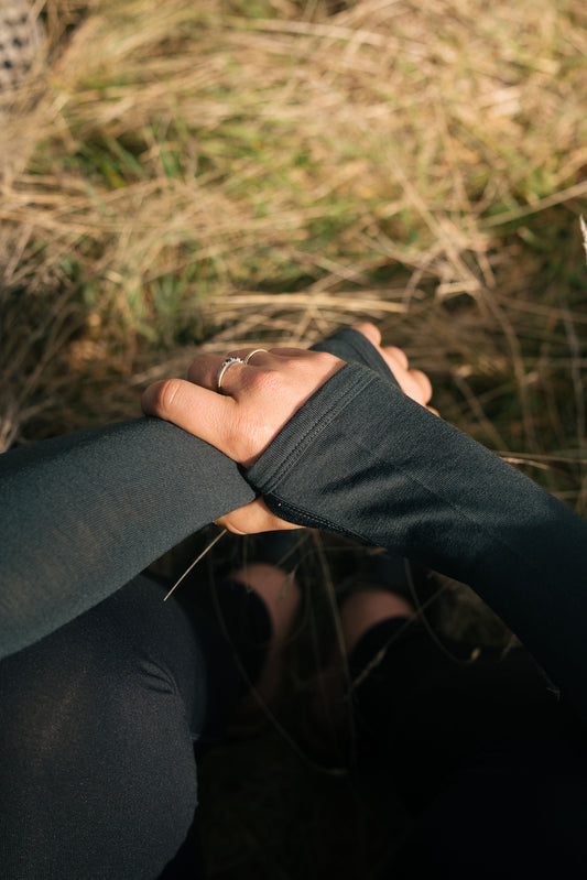 Women's OG Long Sleeve - 100% Merino Wool, Shadow