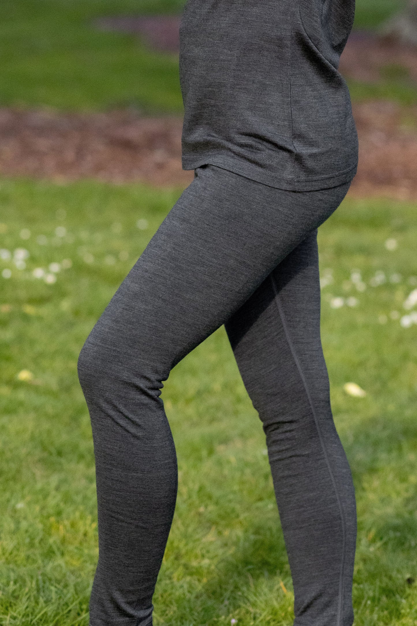 Women's Base Pant - 100% Merino Wool, Slate Grey