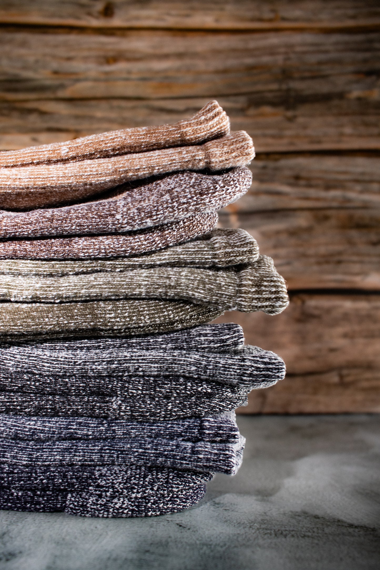 Close-up of merino wool hiking socks showing cushioned sole and arch support detail, ideal for trekking