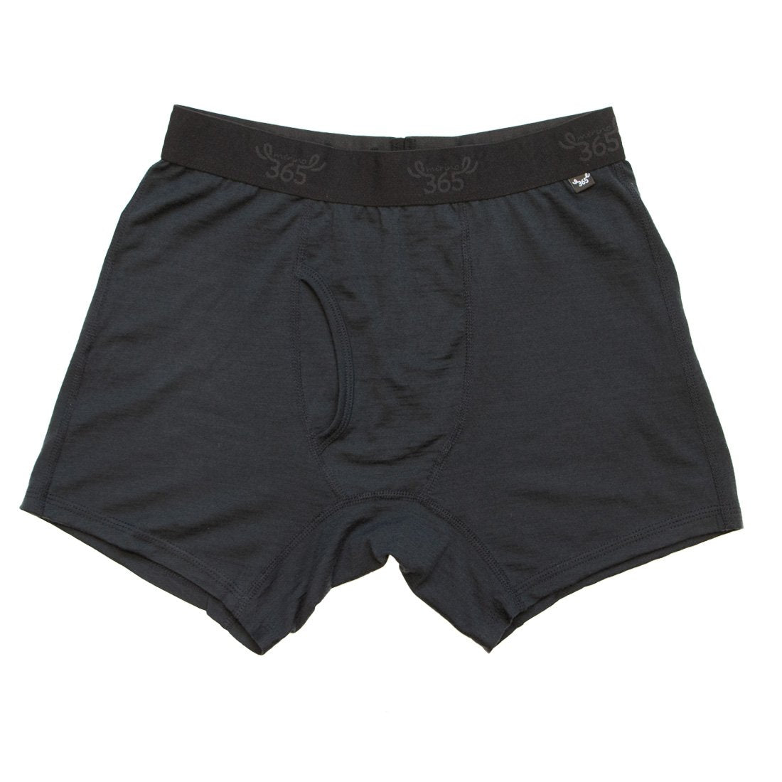 Merino 365 Men's Boxer Brief with Fly, Slate Grey