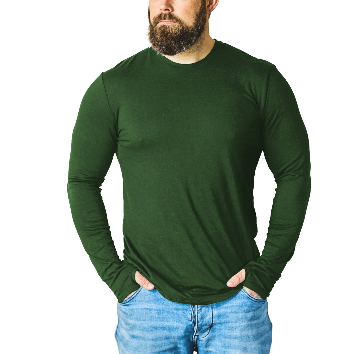 Merino 365 OG Long Sleeve with Thumbloops Top, Forest