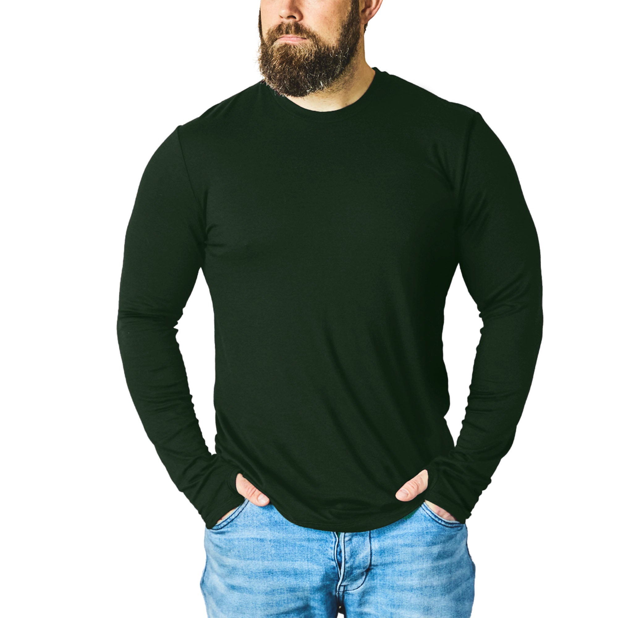 Merino 365 OG Long Sleeve with Thumbloops Top, Plantation