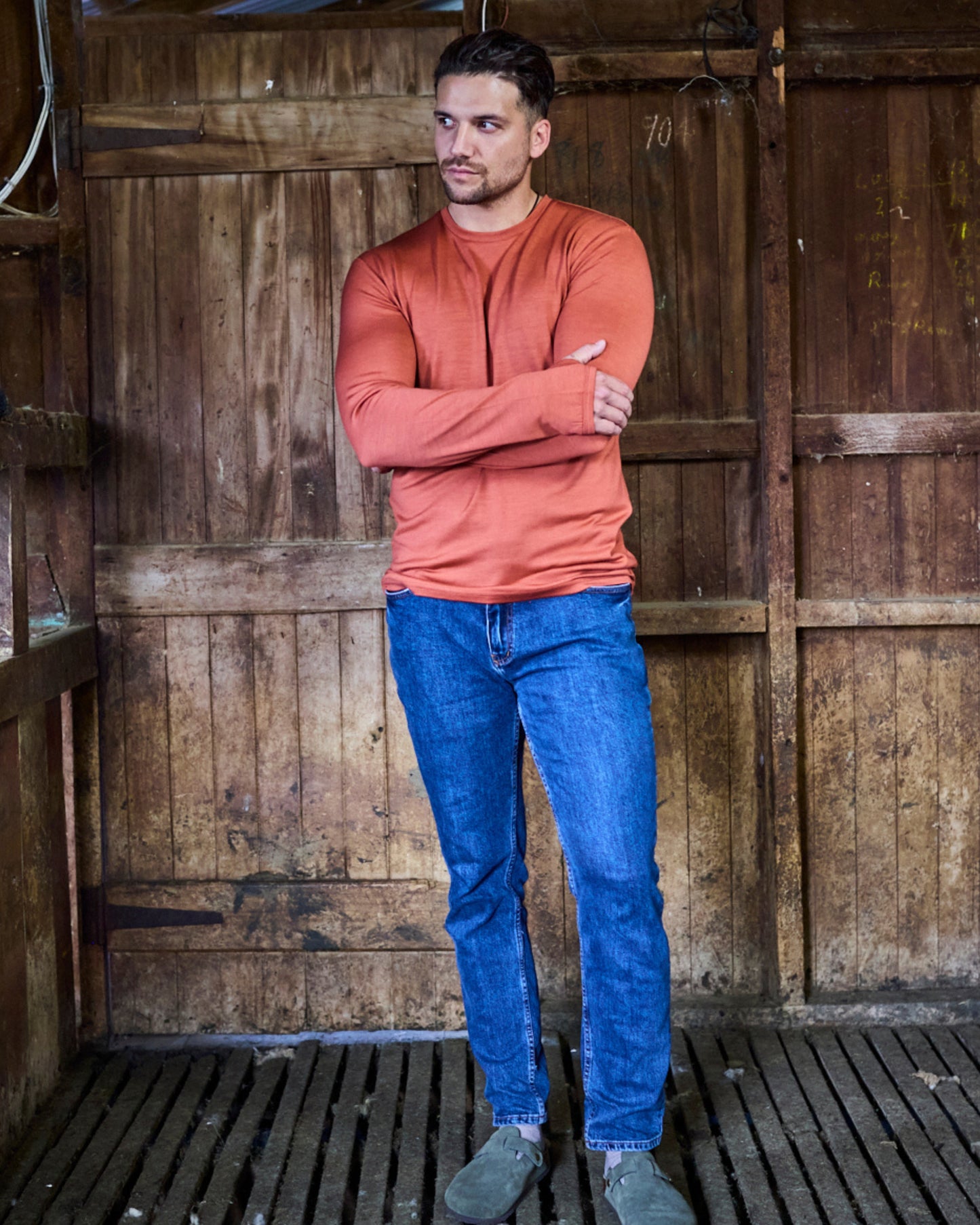 Men's OG Long Sleeve - 100% Merino Wool, Desert [PRE-ORDER: SHIPS NEXT WEEK]