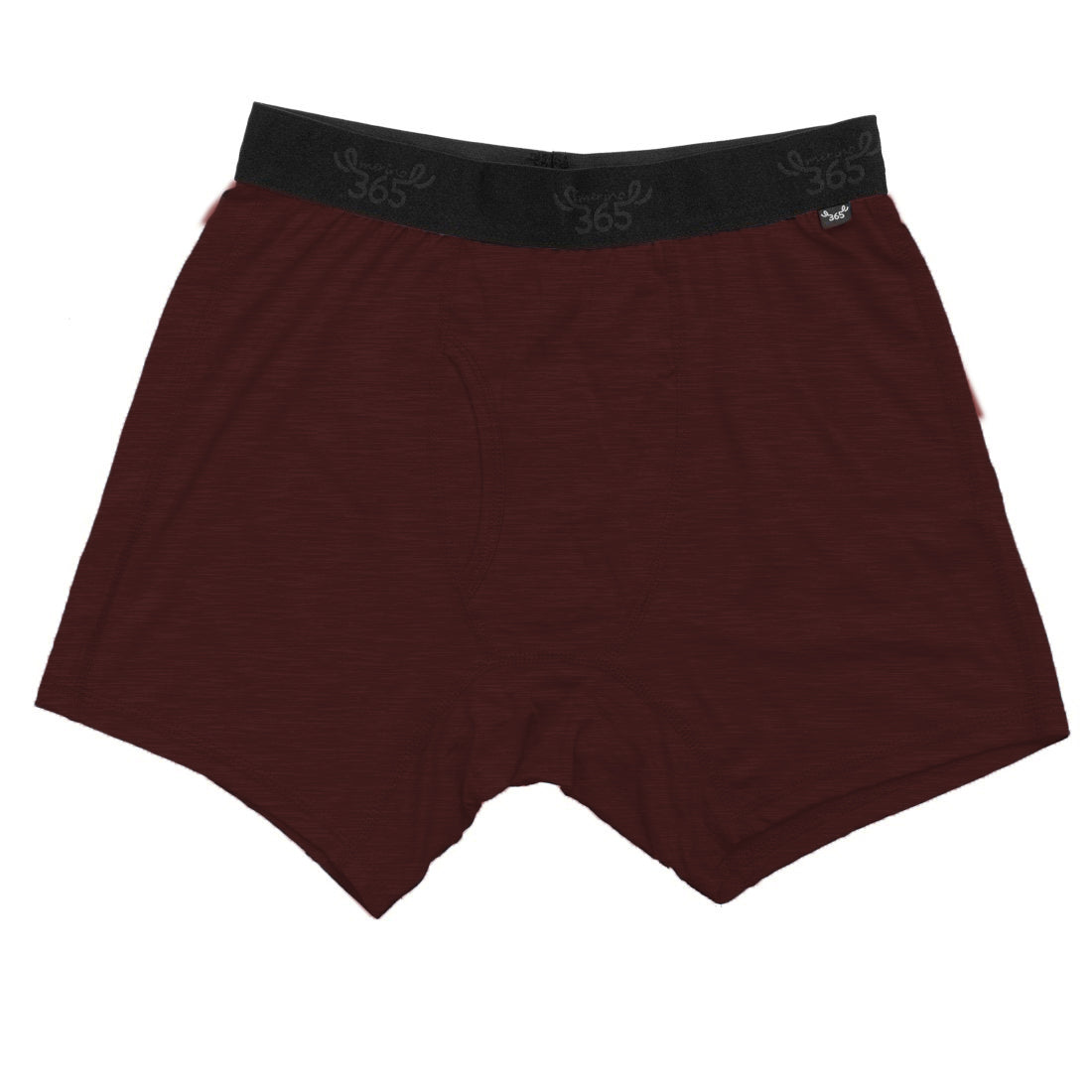 Merino 365 Men's Boxer Brief with Fly, Wine Brown