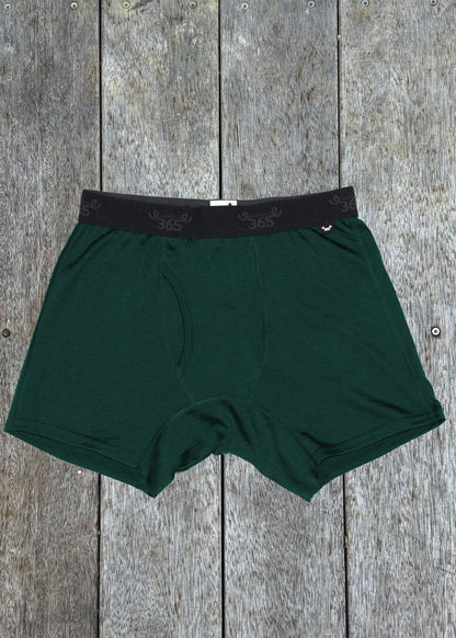 Men's Boxer Brief - 100% Merino Wool, Balsam Green