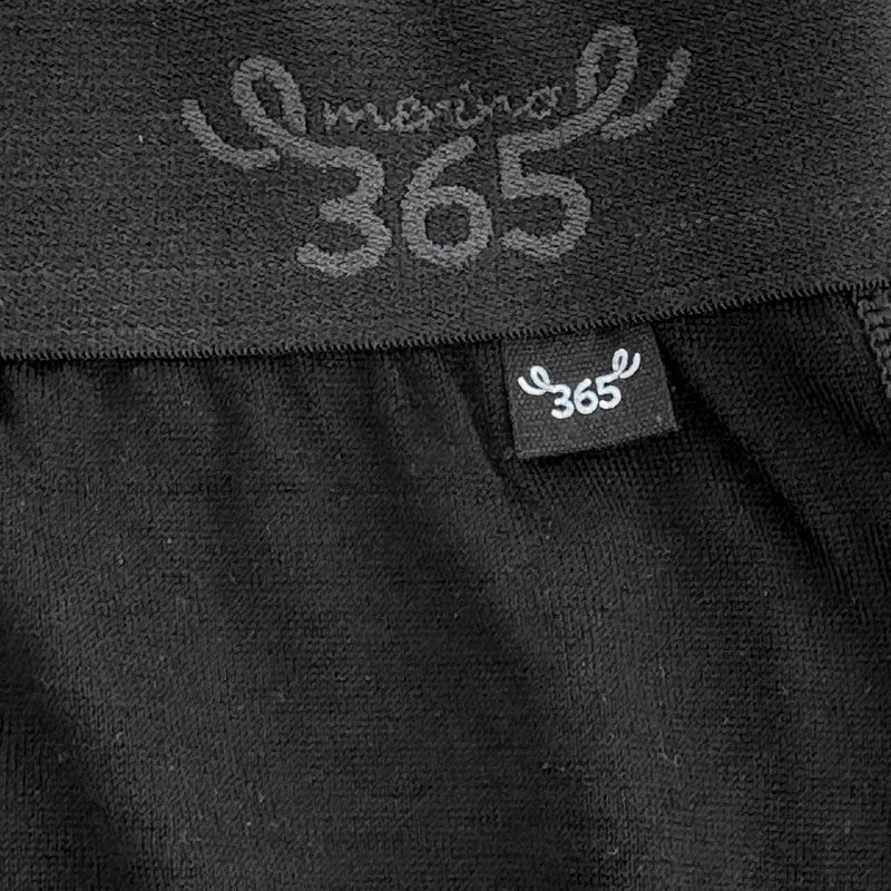 Men's Boxer Brief - 100% Merino Wool, Black