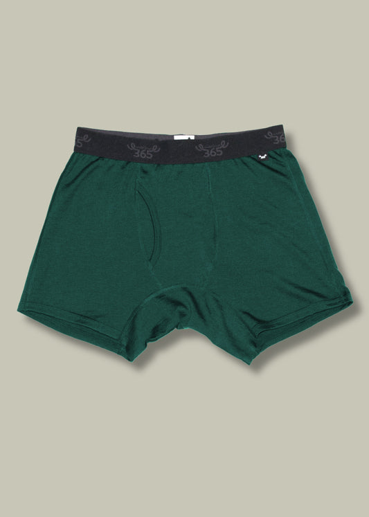 Men's Boxer Brief - 100% Merino Wool, Balsam Green