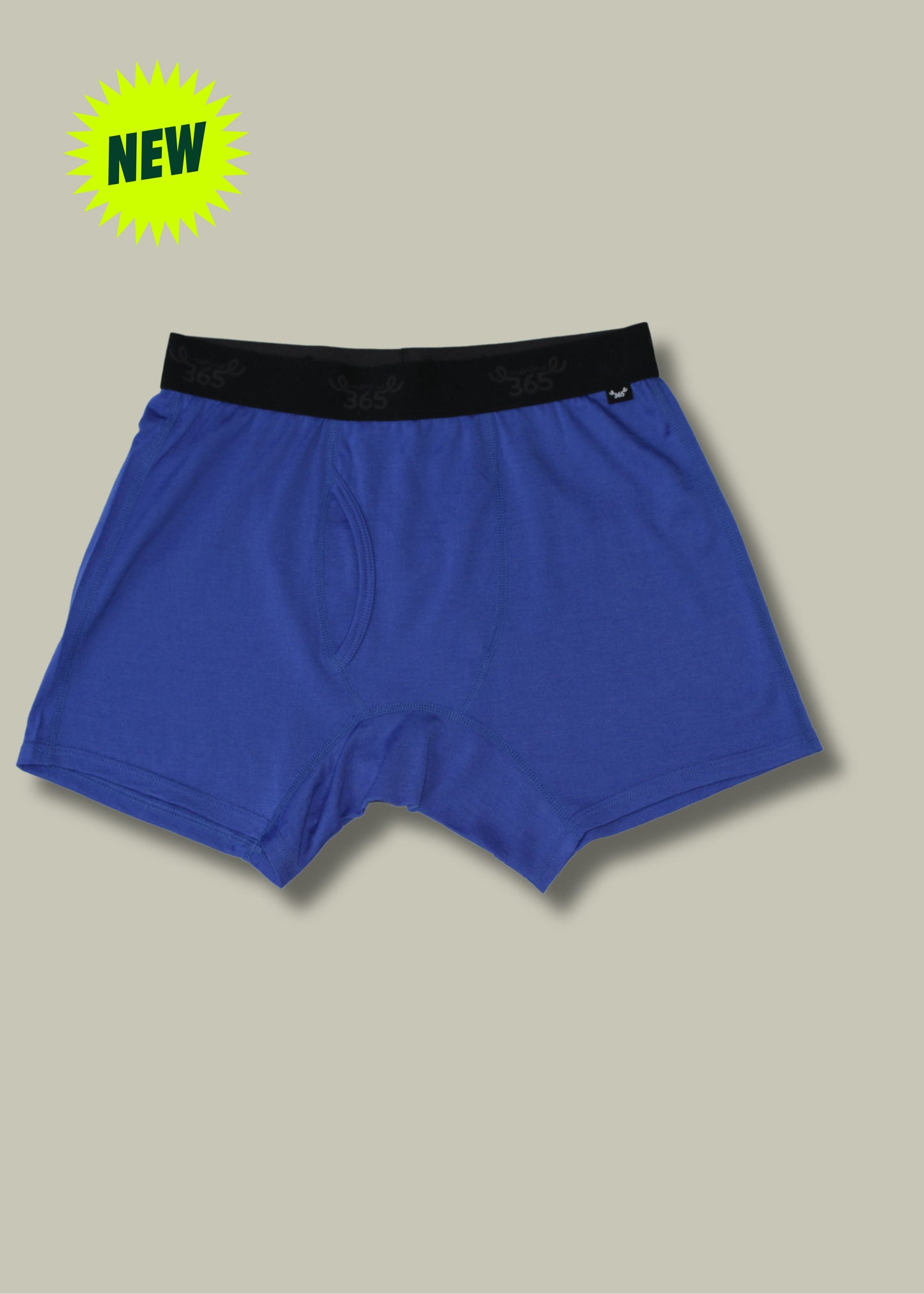 Merino 365 Men's Boxer Brief with Fly, Cobalt