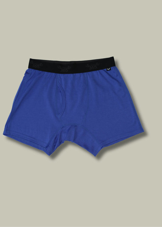 Merino 365 Men's Boxer Brief with Fly, Cobalt