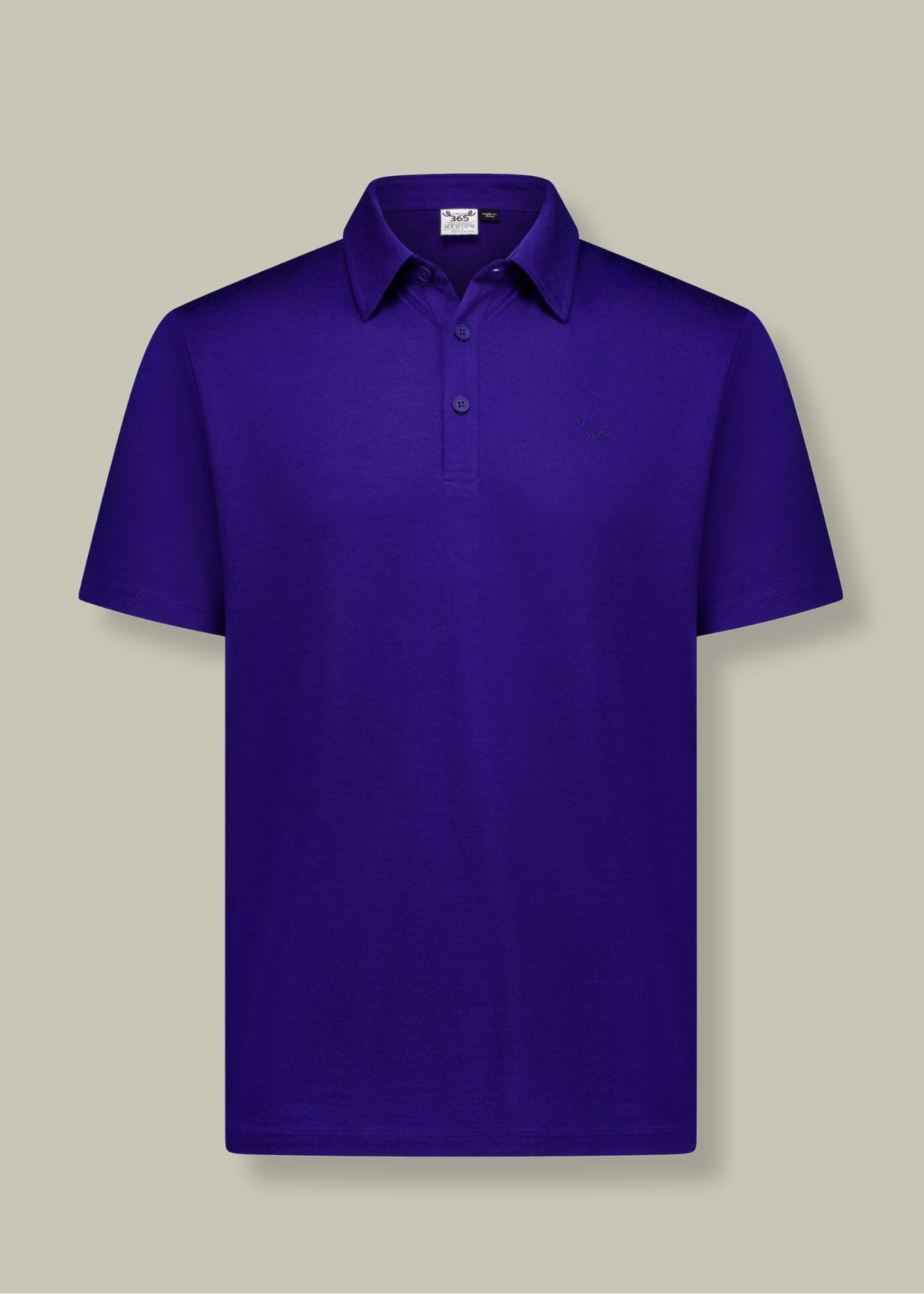 Men's Polo - 100% Merino Wool, Cobalt