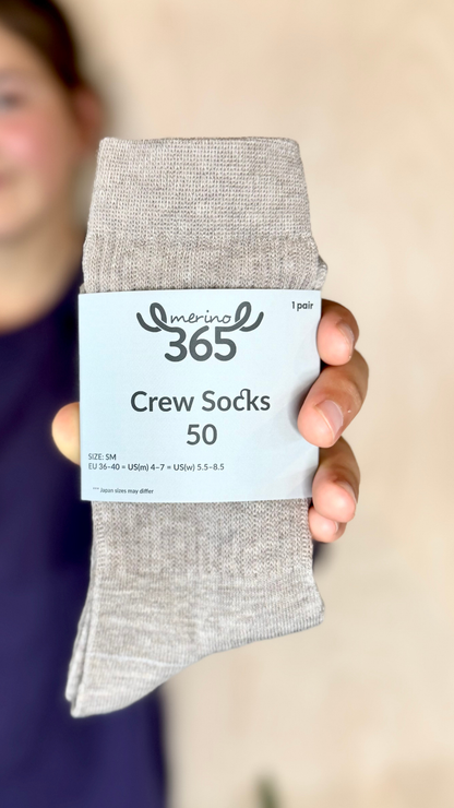 The Daily Wear Crew 50 - 50% Merino