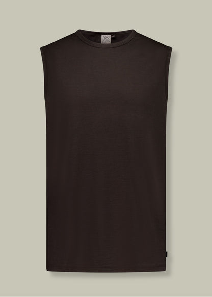 Merino 365 Men's Garage Tank Top, Dark Oak