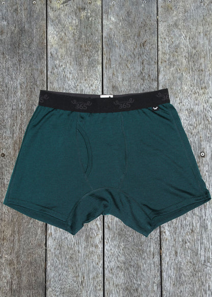 Men's Boxer Brief - 100% Merino Wool, Gibraltar Blue