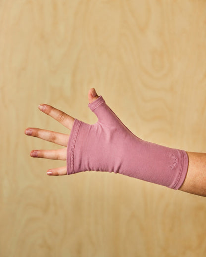 Women's Handwarmers - 100% Merino Wool, Rose