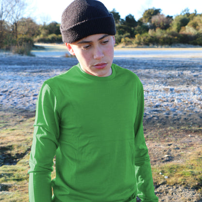 Merino 365 OG Long Sleeve with Thumbloops Top, Emerald Green