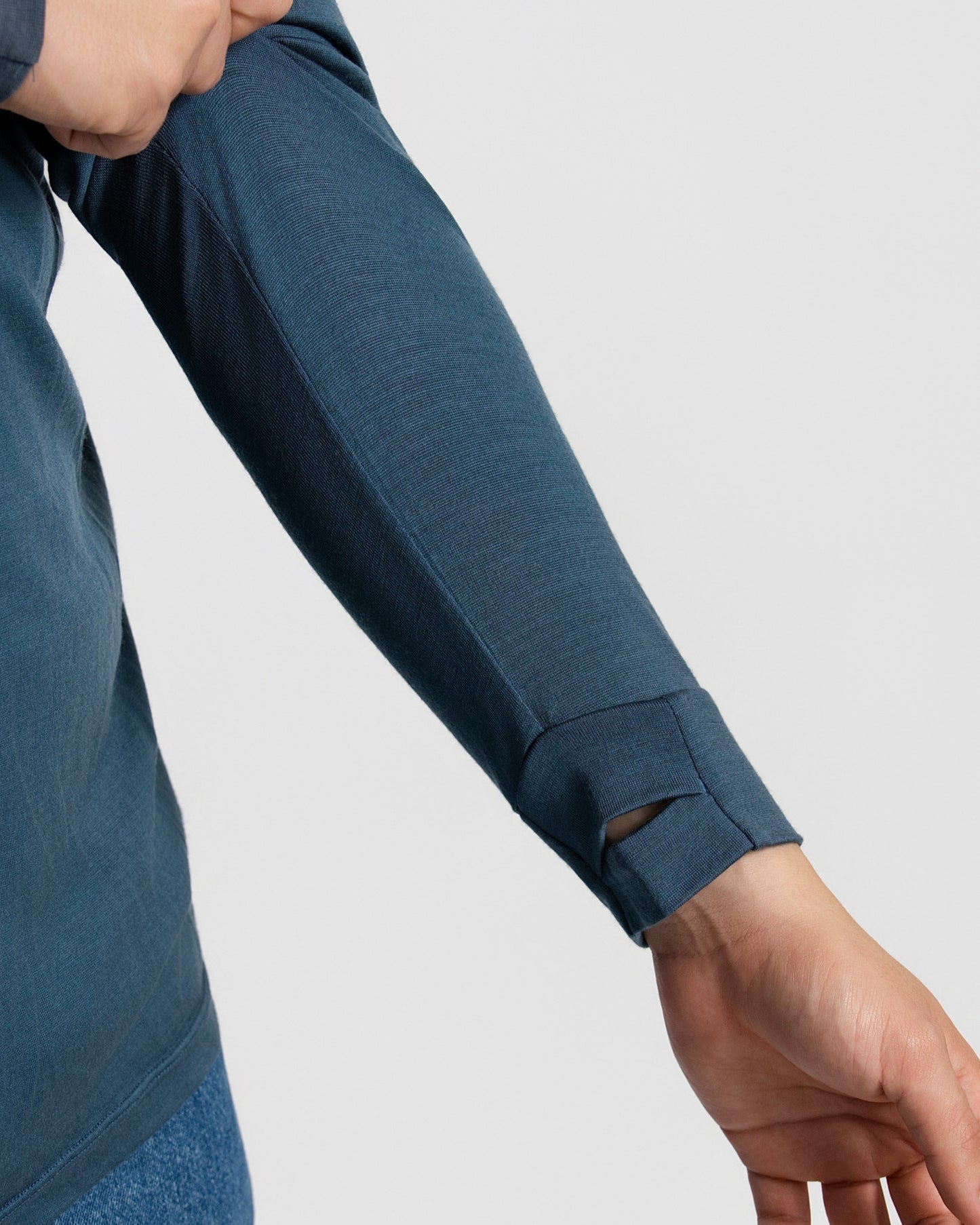 Men's Standard Long Sleeve - 100% Merino Wool, Orion Blue