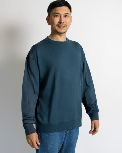 Men's Crew Sweatshirt - 100% Merino Wool, Orion