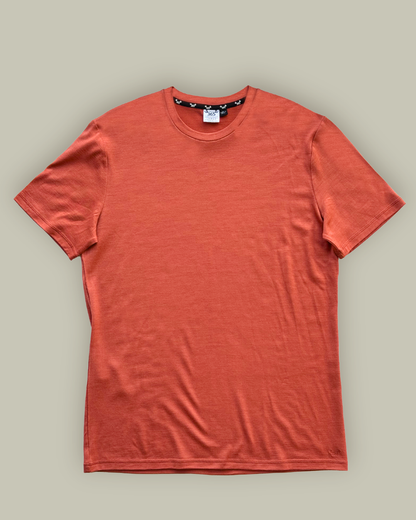 Men's Crew Short Sleeve T-shirt - 100% Merino Wool, Desert