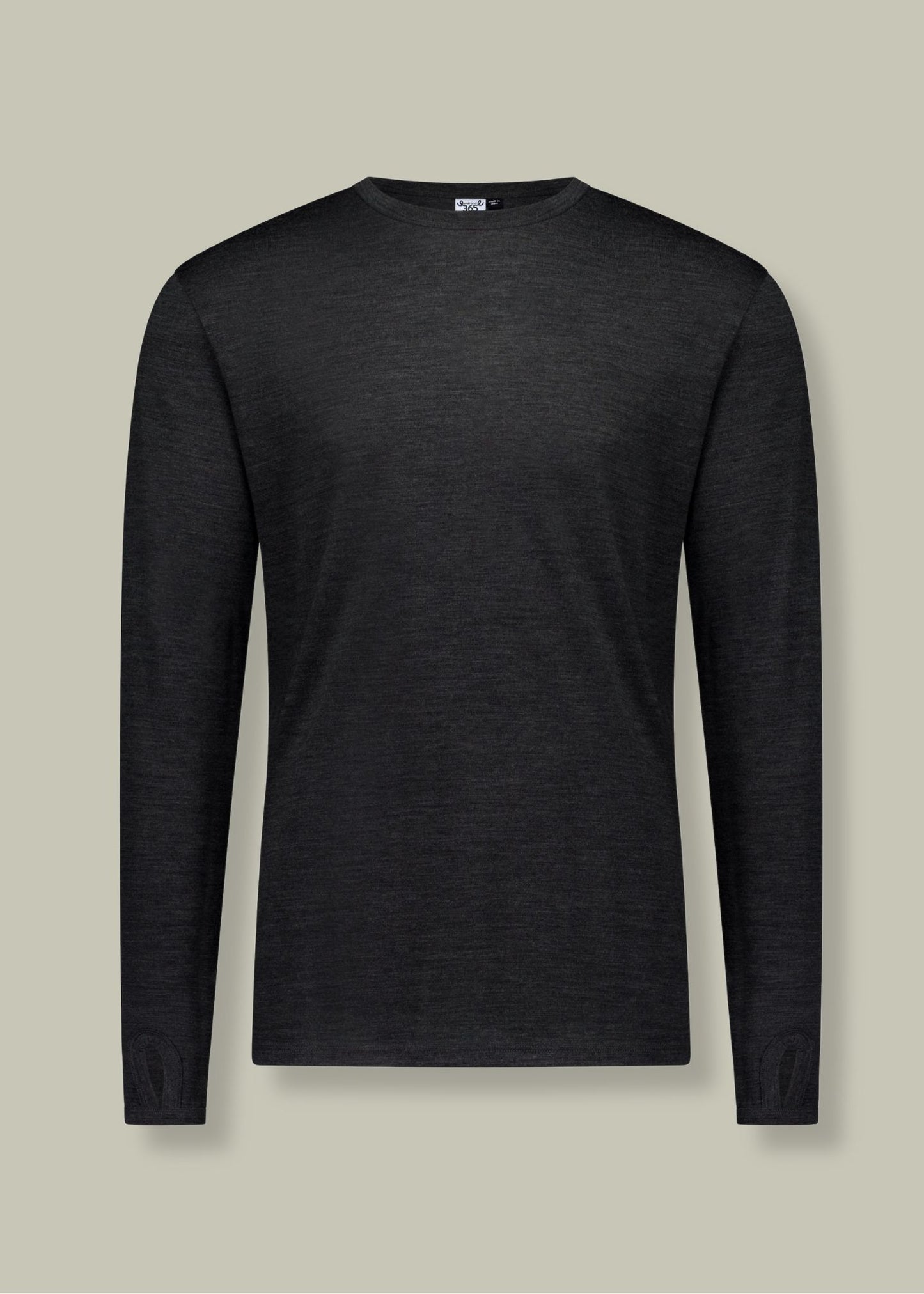 Men's OG Long Sleeve - 100% Merino Wool, Slate Grey