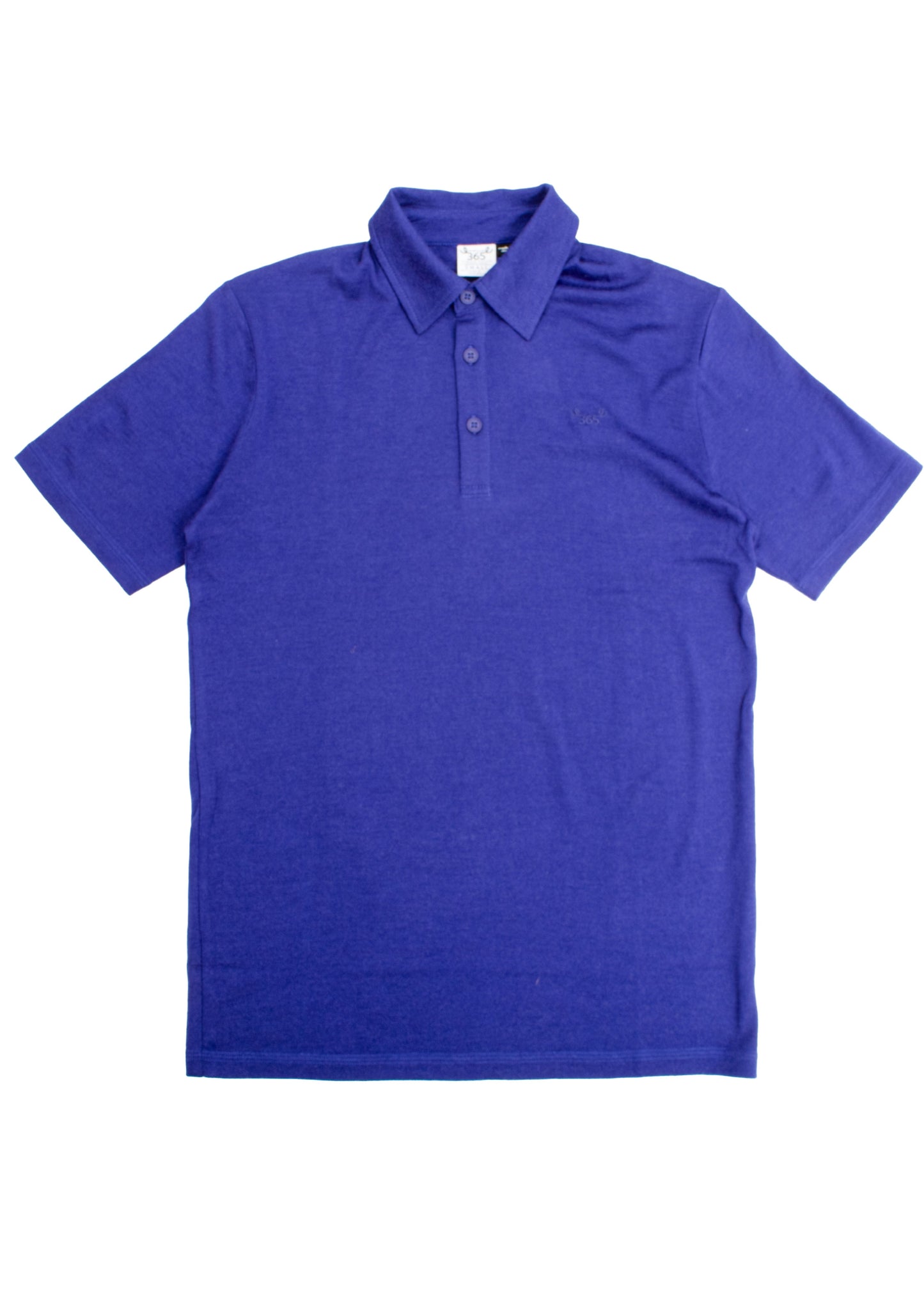 Men's Polo - 100% Merino Wool, Cobalt