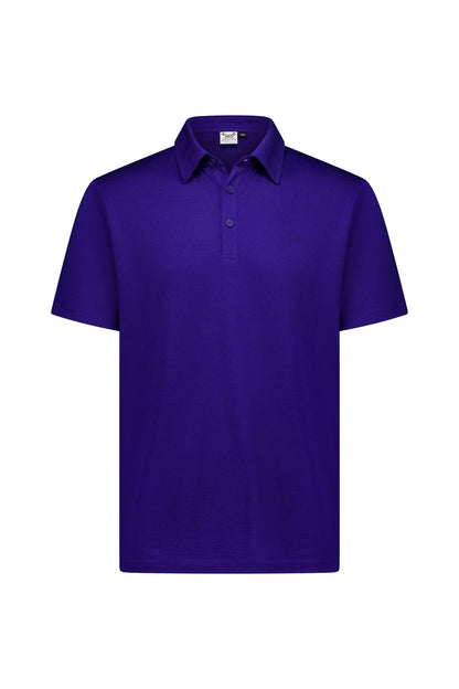 Men's Polo - 100% Merino Wool, Cobalt