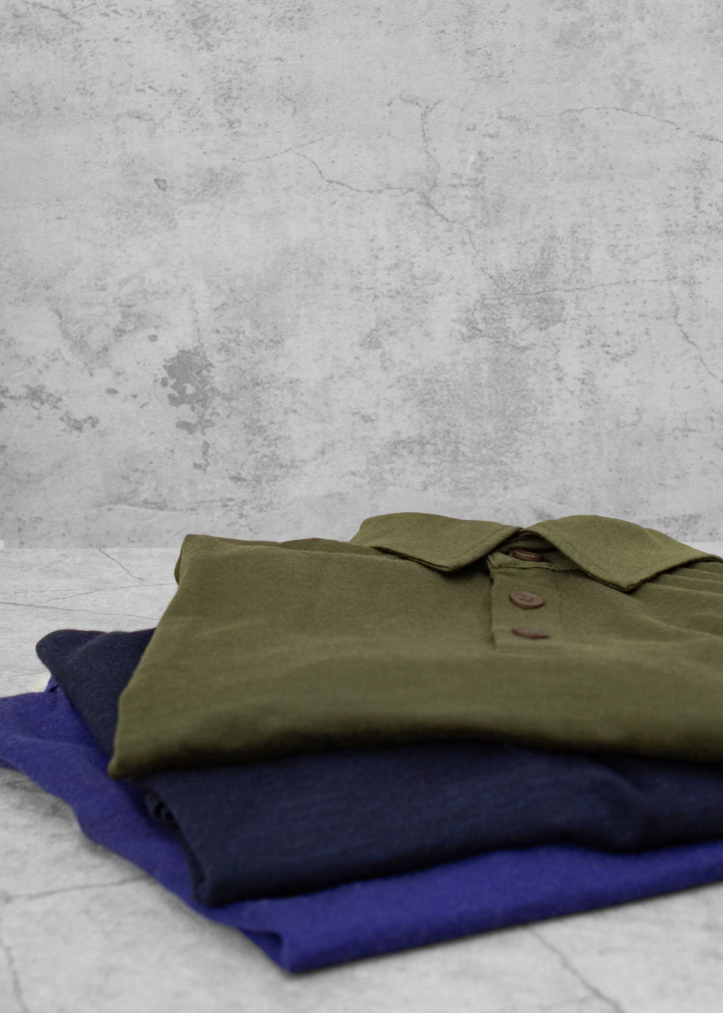 Men's Polo - 100% Merino Wool, Cobalt