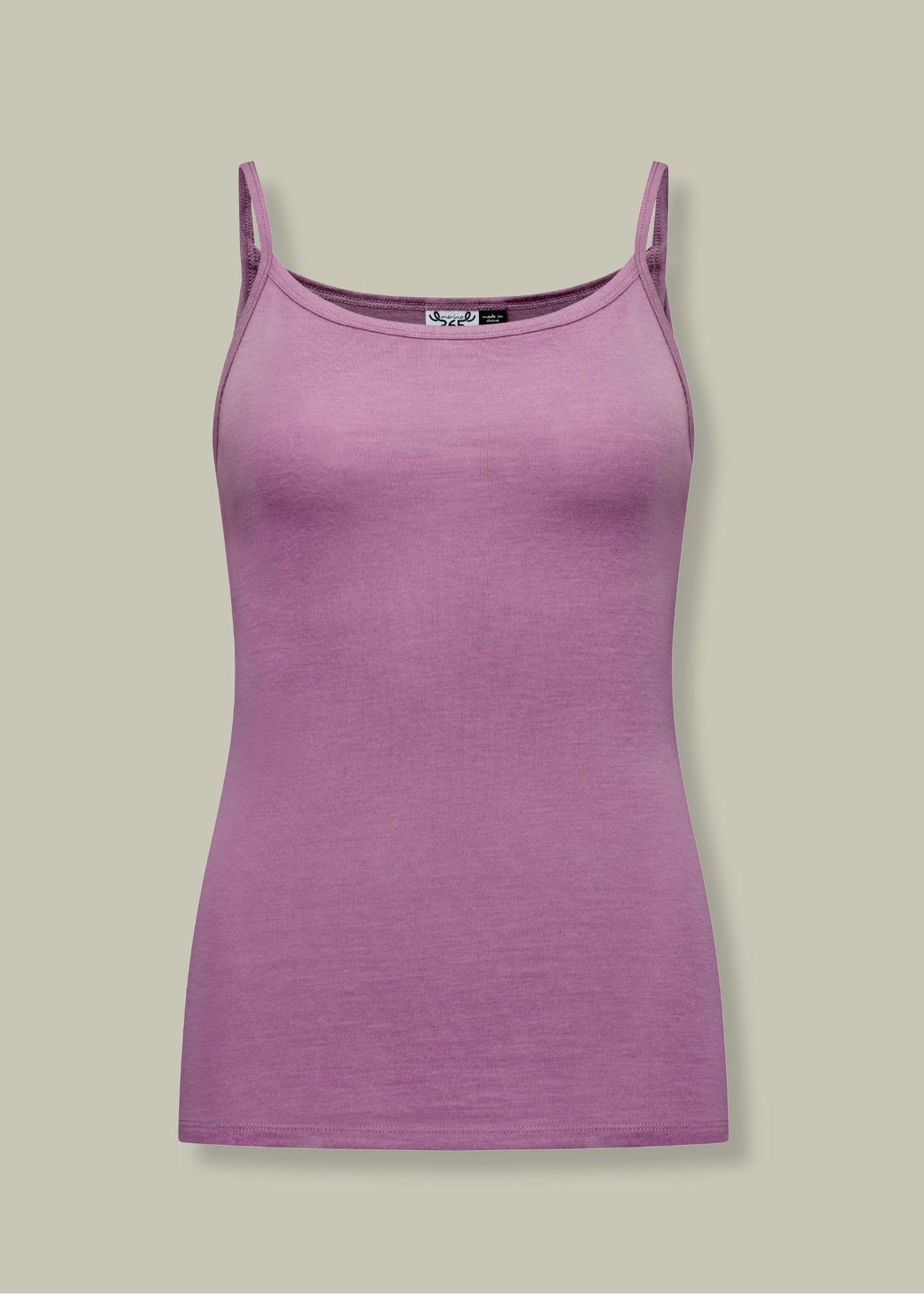 Women's Everyday Tank Top - 100% Merino Wool, Mauve