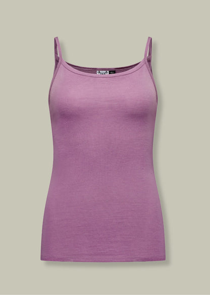 Women's Everyday Tank Top - 100% Merino Wool, Mauve