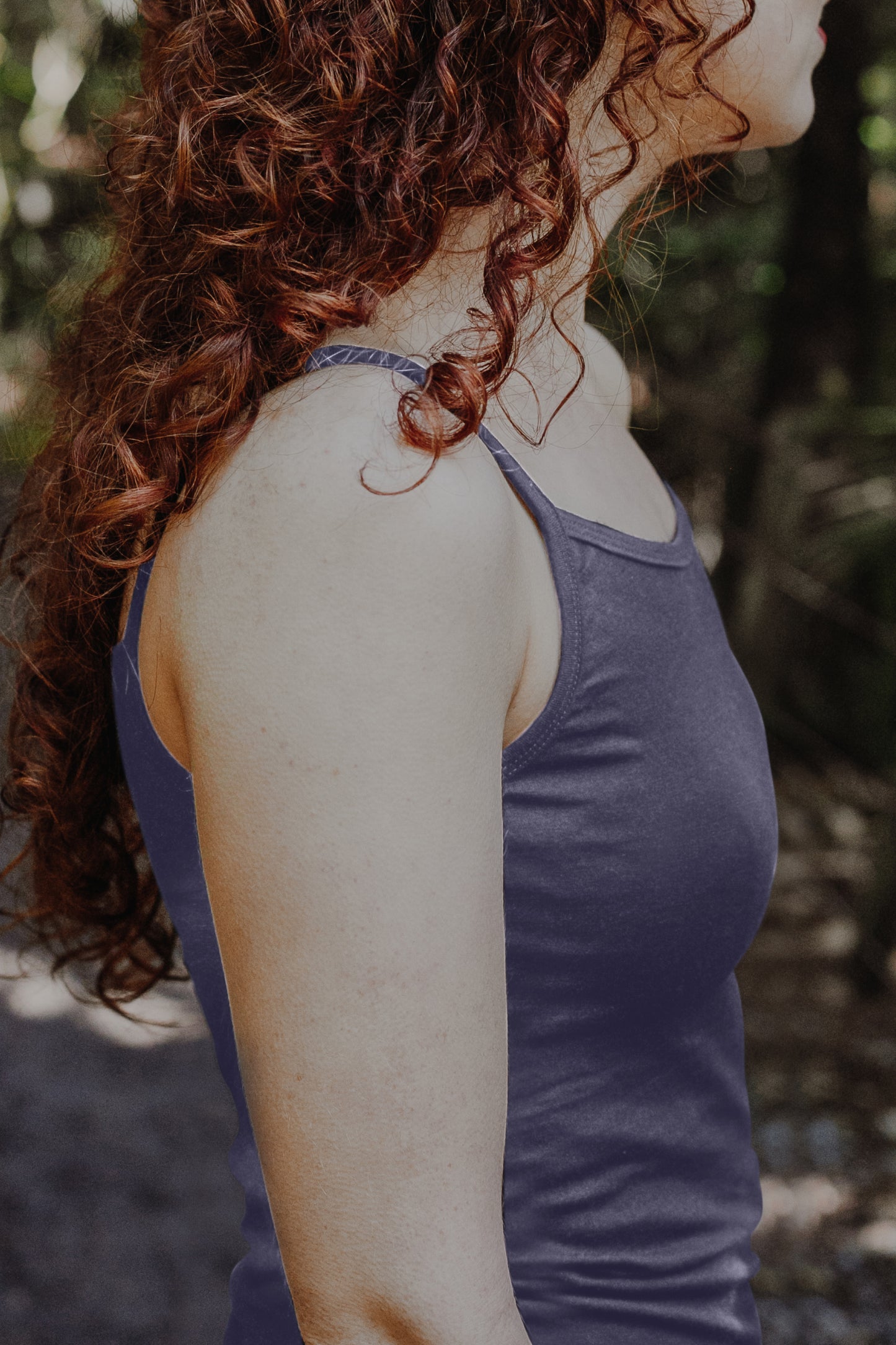 Women's Everyday Tank Top - 100% Merino Wool, Violet Smoke