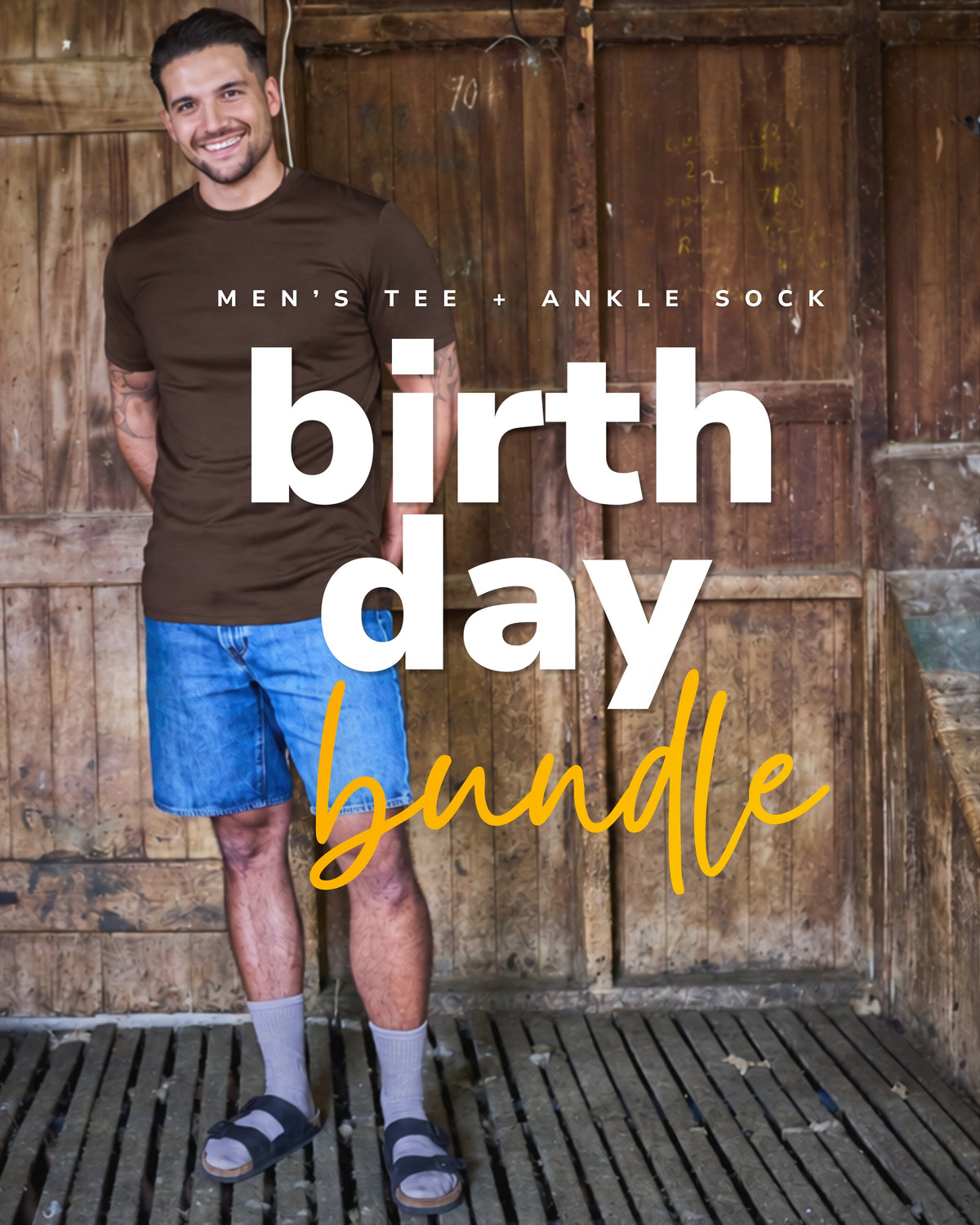 Men's Merino T Shirt and Ankle Sock