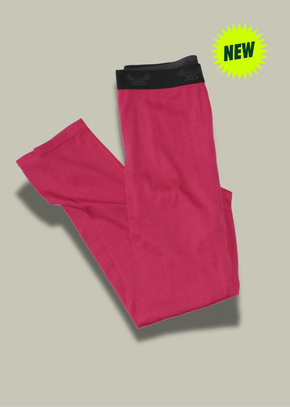 Merino 365 Women's Slim Pant with Comfort Waistband, Hot Pink