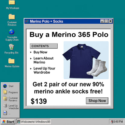 Polo and Ankle Socks Bundle
