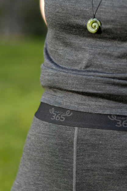 Women's Base Pant - 100% Merino Wool, Slate Grey
