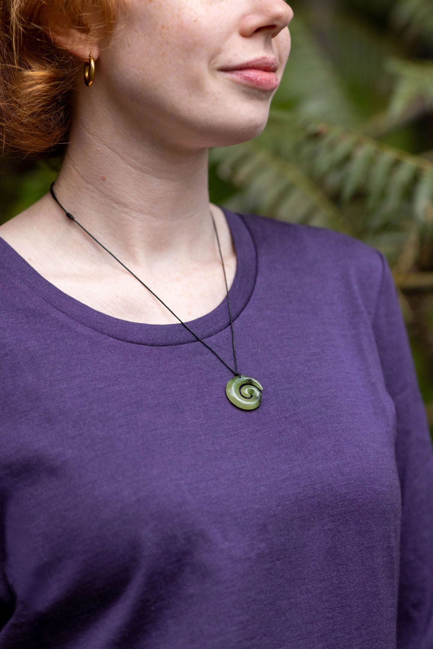 Women's OG Long Sleeve - 100% Merino Wool, Violet Smoke