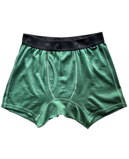 Merino 365 Men's Boxer Brief with Fly, Forest