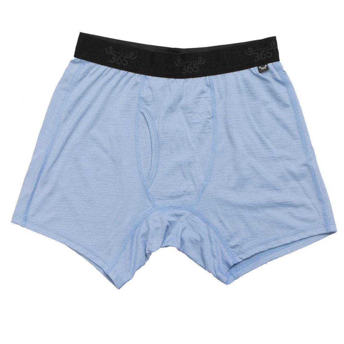 Merino 365 Men's Boxer Brief with Fly, Pale Blue