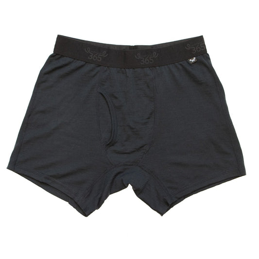 Merino 365 Men's Boxer Brief with Fly, Slate Grey