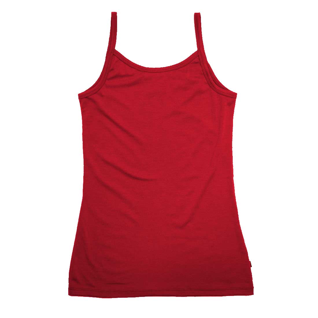 Merino 365 Women's Light Slim Cami Tank - Bright Red