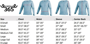 Merino 365 OG Long Sleeve with Thumbloops Top, Blue marle