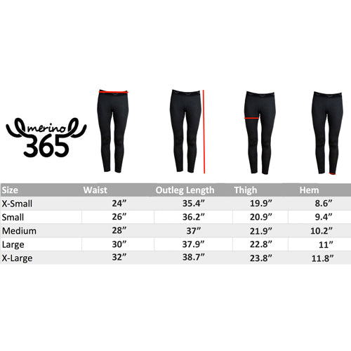 Merino 365 Women's Slim Pant with Comfort Waistband, Ruby Red